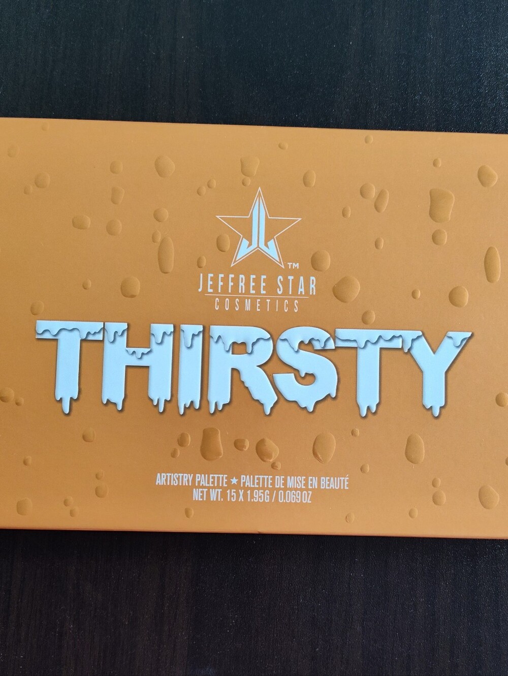 Jeffree Star Yellow & Pink Eyeshadow Palette Packaging